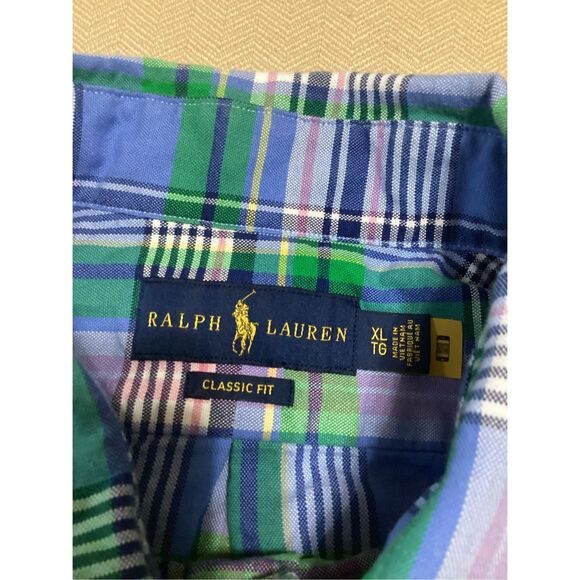 Ralph Lauren Classic Fit Yellow Long Sleeve Button Down Shirt Men’s Size XXL - Picture 4 of 8